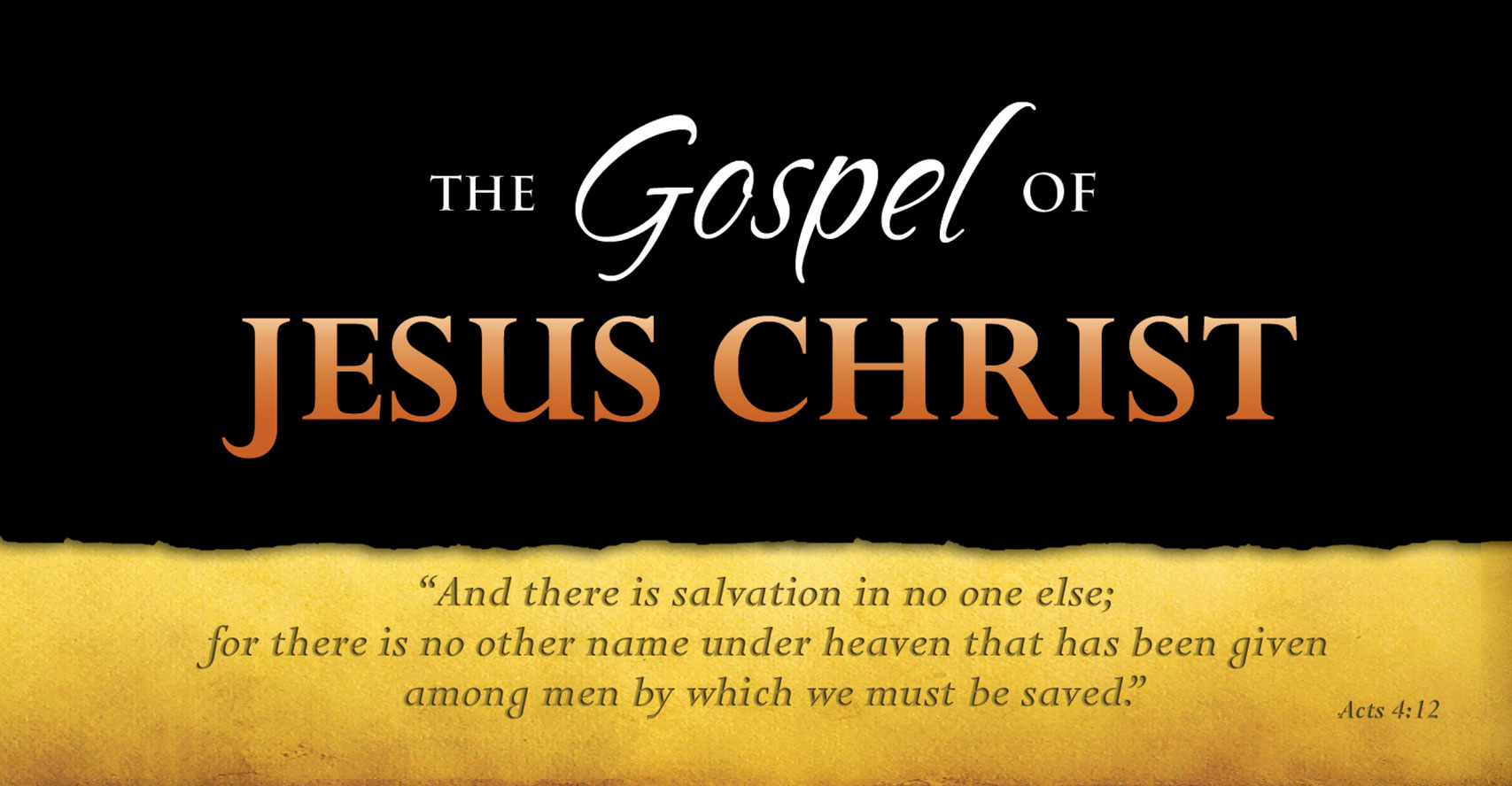 the gospel the gospel
